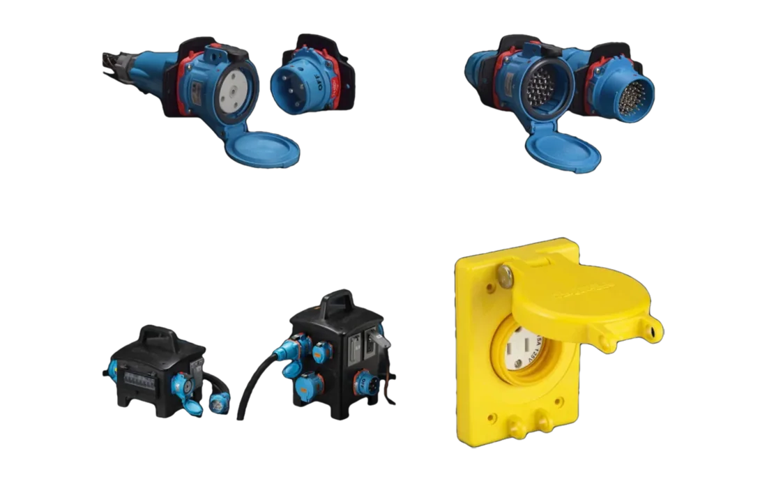 Watertight receptacles